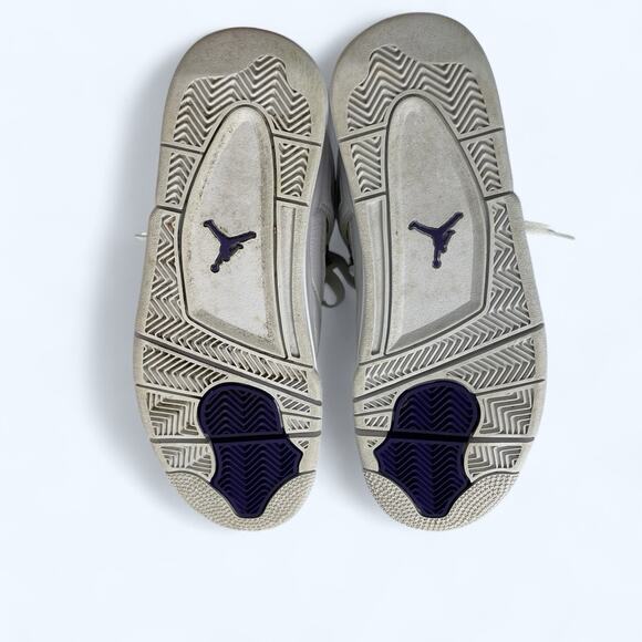 Jordan 4 Retro Mid Purple Metallic Men's Size 8 CT8527-115 - Picture 6 of 8